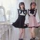 Mari and Rei's Starlit Cafe Cottagecore Princesscore Fairycore Princesscore Coquette Gothic Soft Girl Kawaii Overalls Skirt Dress