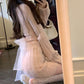 Little Miss Crystalline Snow Bunny Fairycore Cottagecore Princesscore Top & Optional Bottom Dress Set - Starlight Fair