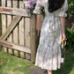 Lady of Lavender Sprigs Fairycore Cottagecore Princesscore Dress - Starlight Fair