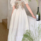 Wildflower Ephemera Fairycore Cottagecore Princesscore Dress with Optional Corset Top Set - Starlight Fair