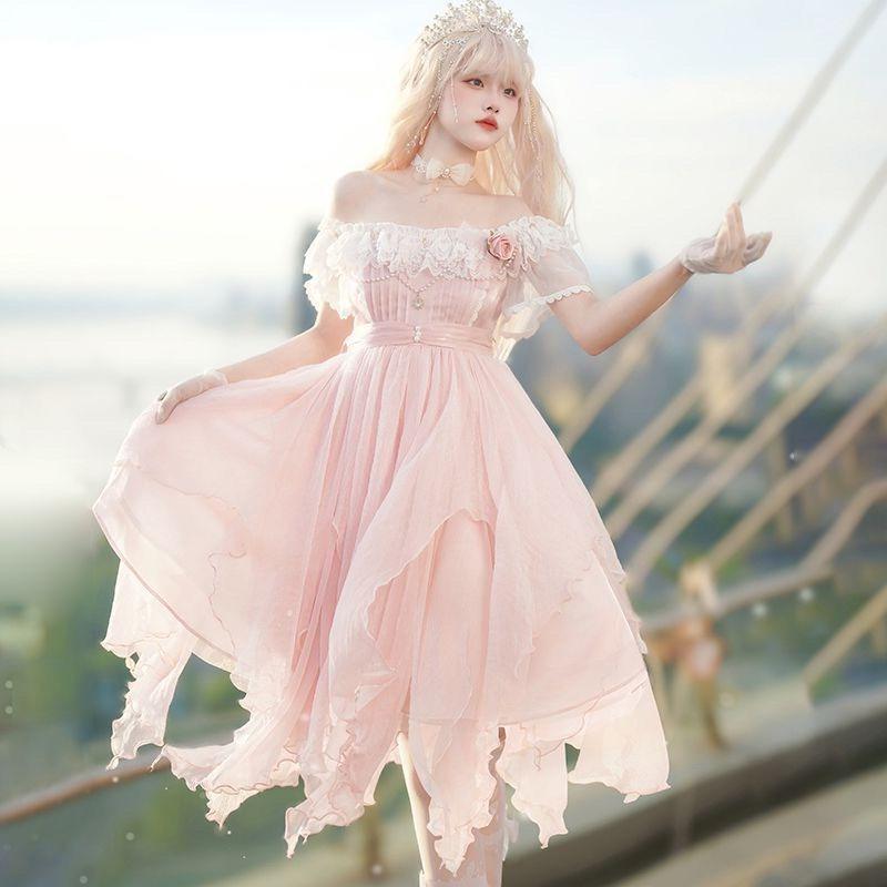 Dawn Snowflake Fairycore Cottagecore Princesscore Dress – Starlight Fair