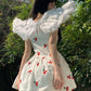 Angelic Cherry Fairycore Cottagecore Princesscore Dress - Starlight Fair