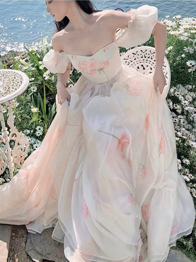 Kylethea's Rose Cottagecore Princesscore Fairycore Princesscore Coquette Soft Girl Angelcore Romantic Academia Kawaii Dress