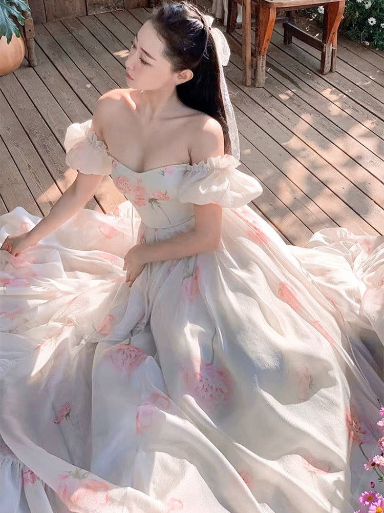 Pastel Pink Soft Girl Aesthetic Fairy Dress Fairycore Princesscore Dress