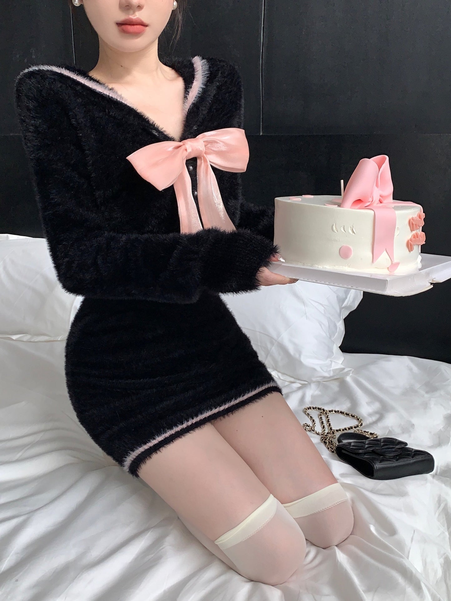 Gift Box of Dark Chocolate Cottagecore Fairycore Princesscore Coquette Kawaii Top with Optional Skirt Bottoms