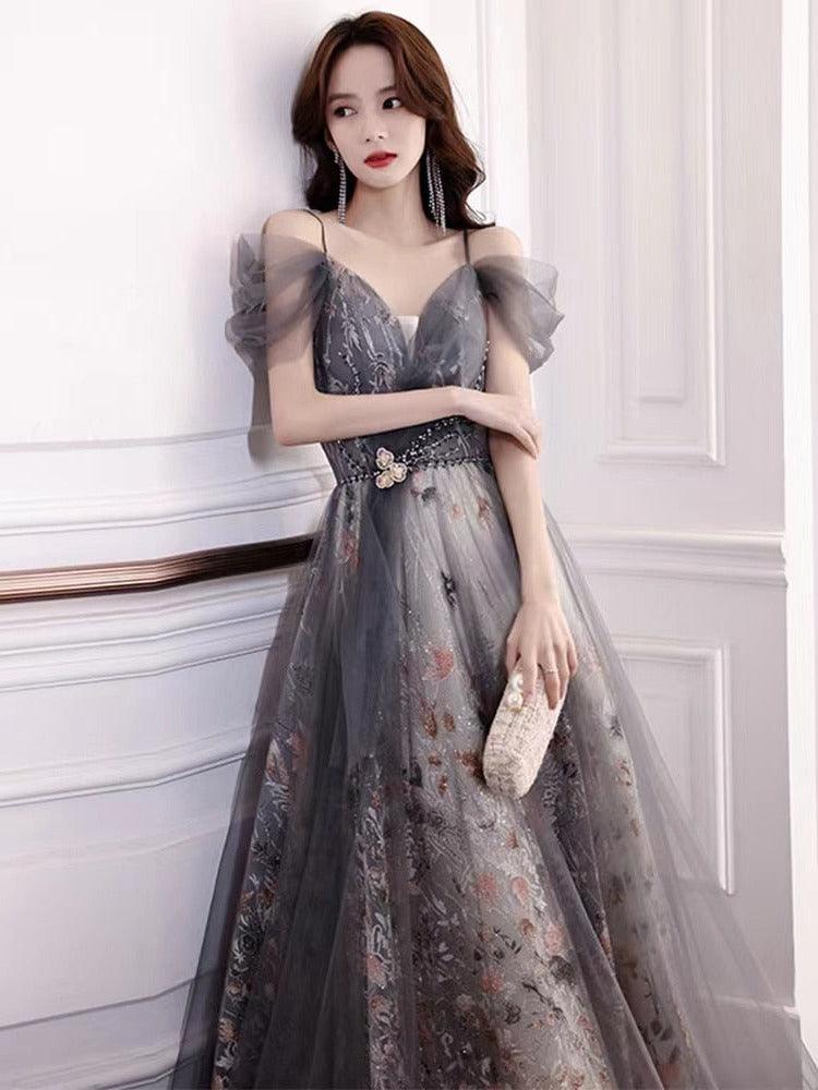 OSTTY - Red Rose Red Wedding Dress Women's Floor-Length Korean Style  Banquet Fashion Luxury