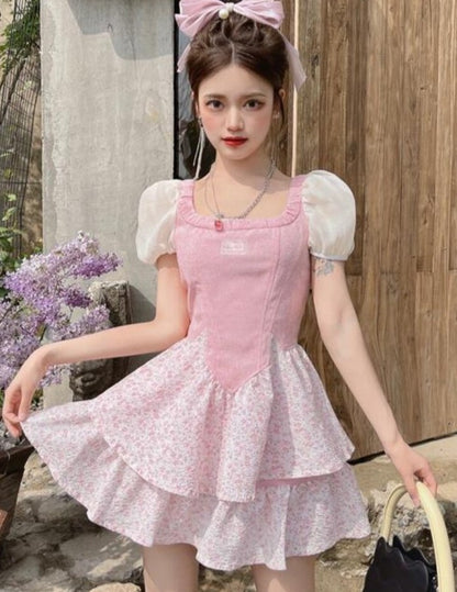 Lilie Cottagecore Fairycore Princesscore Coquette Kawaii Dress