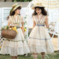 Annie and Reece Fairycore Cottagecore Princesscore Dress and Petticoat Skirt Bottoms Set - Starlight Fair