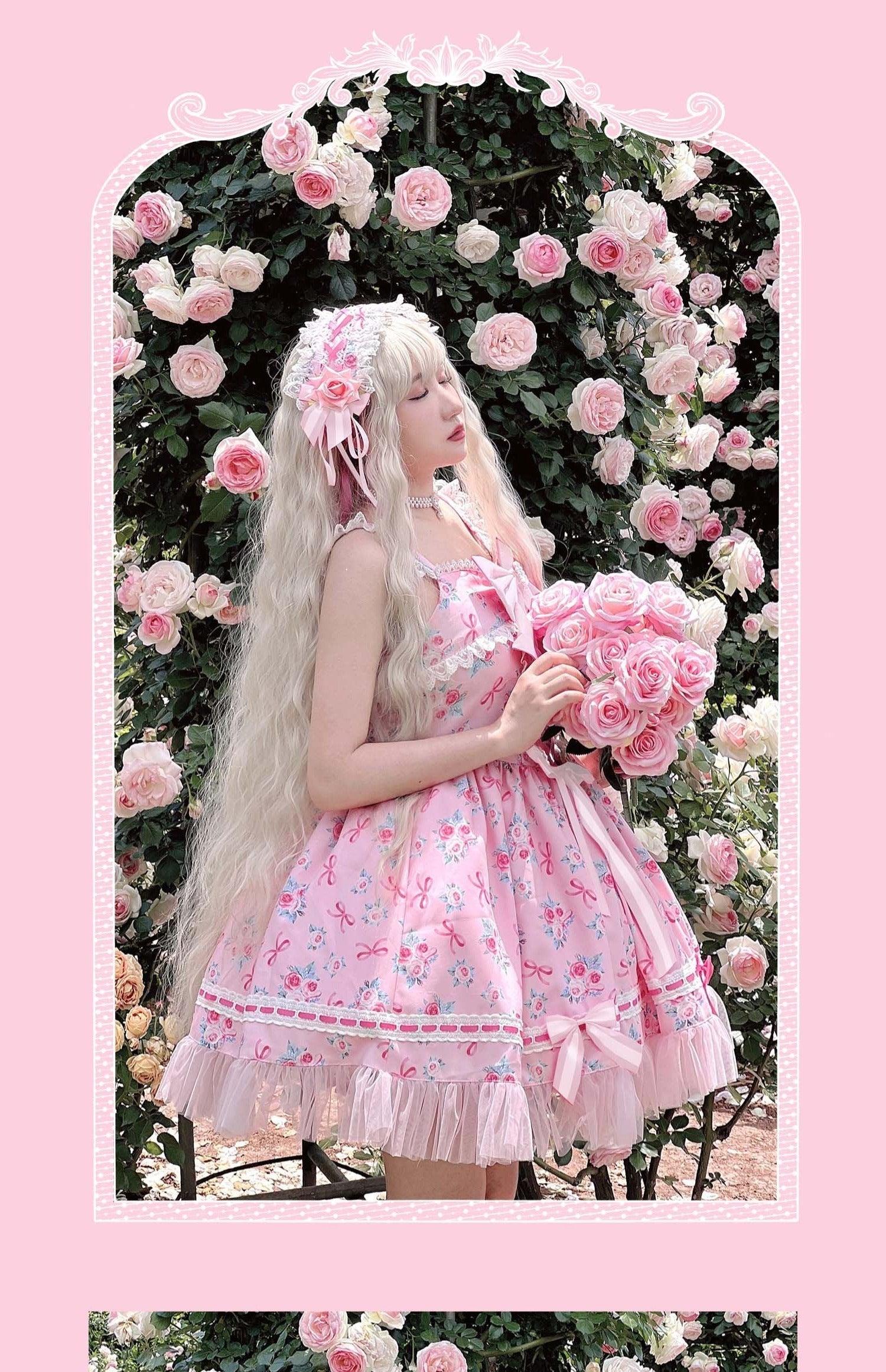 Rose and Strawberry Parfait Cottagecore Princesscore Fairycore