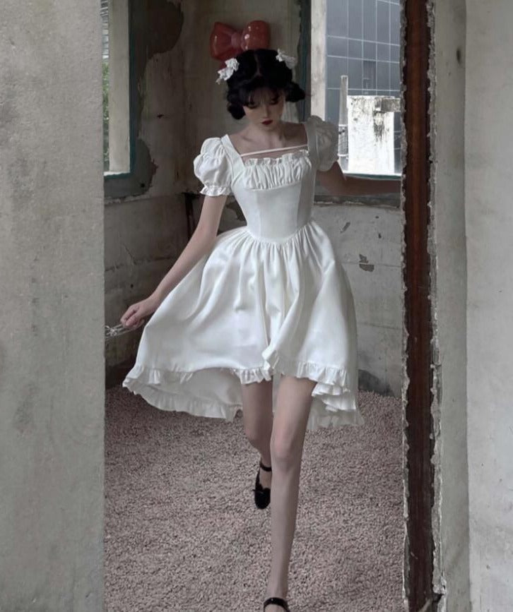 Sirella Dark Gothic Cottagecore Fairycore Princesscore Coquette Kawaii Dress