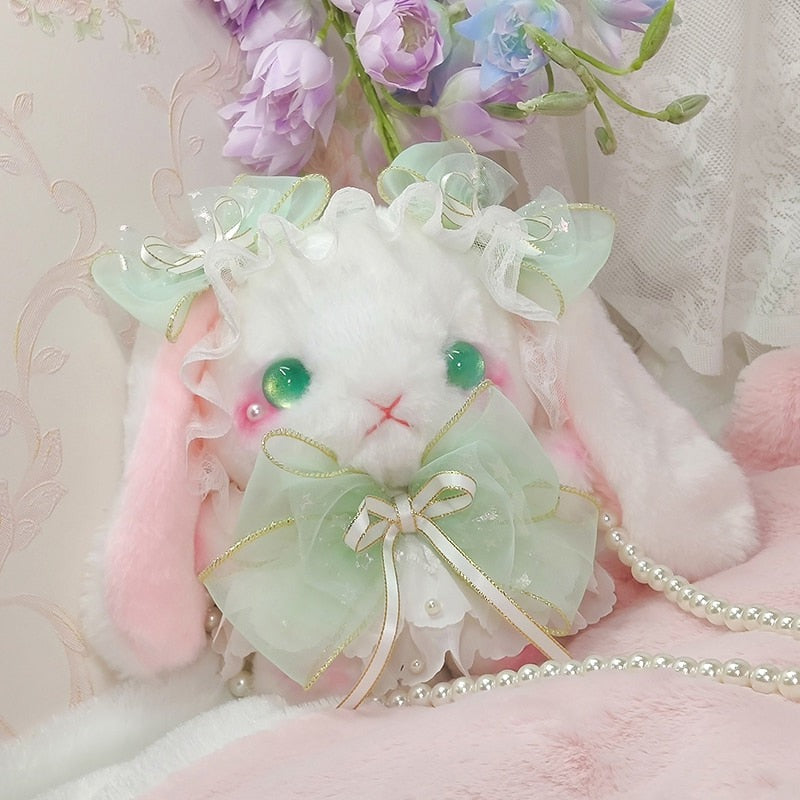 Royal Safari Fairycore Kawaii Cottagecore Fairycore Princesscore Coquette Bag Pink Leopard / 22X7X16 cm