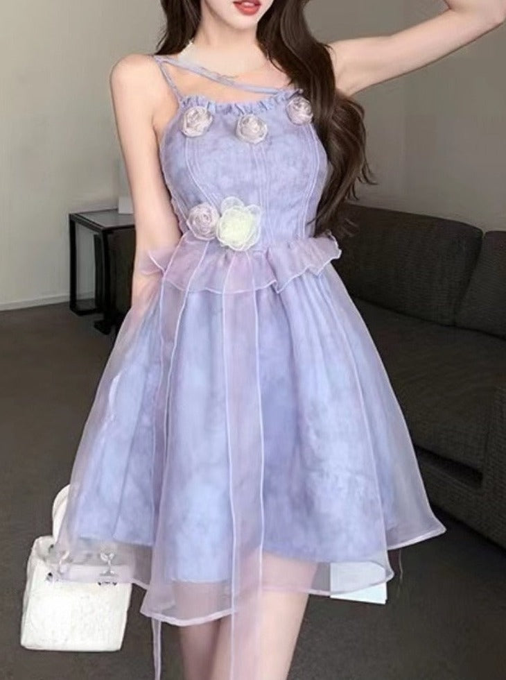 Serena the Blossom Fairy Cottagecore Princesscore Fairycore Coquette Kawaii Dress
