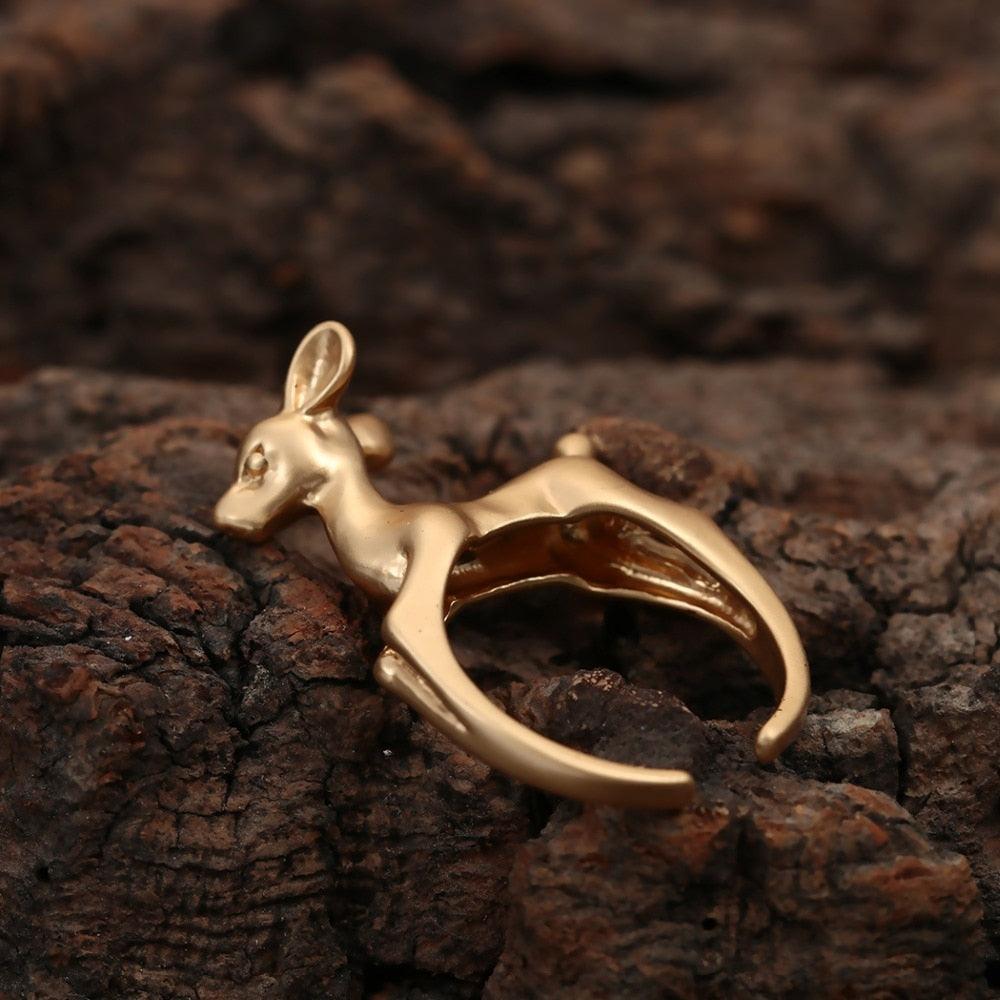 Forest Nobility Deer Cottagecore Ring Jewelry - Starlight Fair