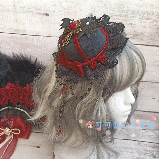 Hollowed Evening Fairycore Hat & Hair Accessories Set - Starlight Fair