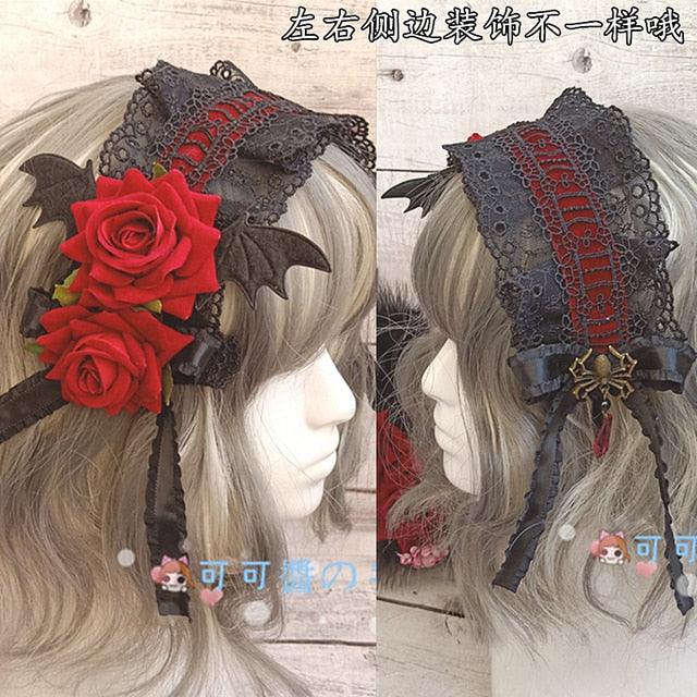 Hollowed Evening Fairycore Hat & Hair Accessories Set - Starlight Fair