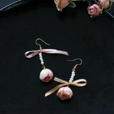 Love Renewed Fairycore Flower Bud Earrings - Starlight Fair