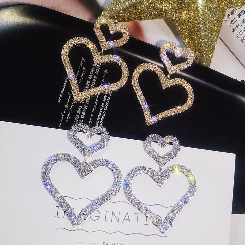 Sparkling Heart Princesscore Earrings - Starlight Fair