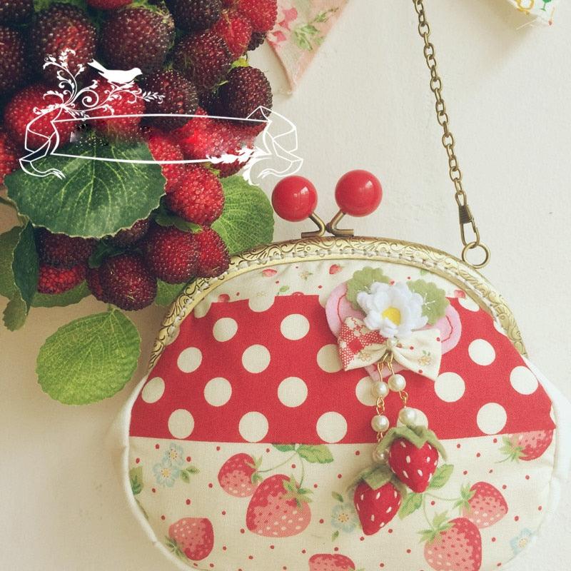 Strawberry Fields Mini Cottagecore Bag - Starlight Fair