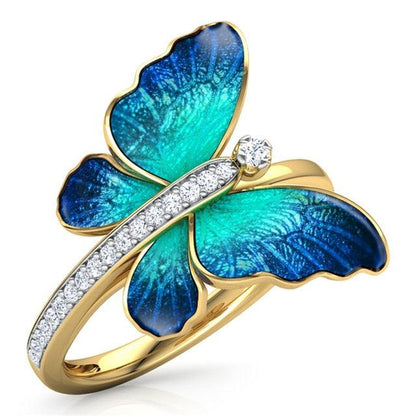Soaring Above Butterfly Fairycore Ring Jewelry - Starlight Fair