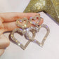 Sparkling Heart Princesscore Earrings - Starlight Fair