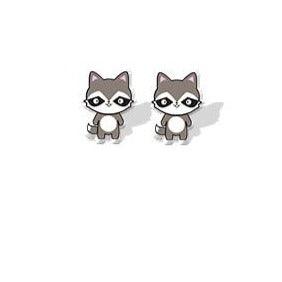 Sweet Cute Cuddly Critters Charm Mini Stud Earrings 