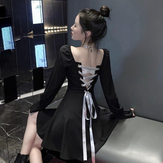 Kawaii Aesthetic Silk Spider Fairycore Dress - Starlight Fair