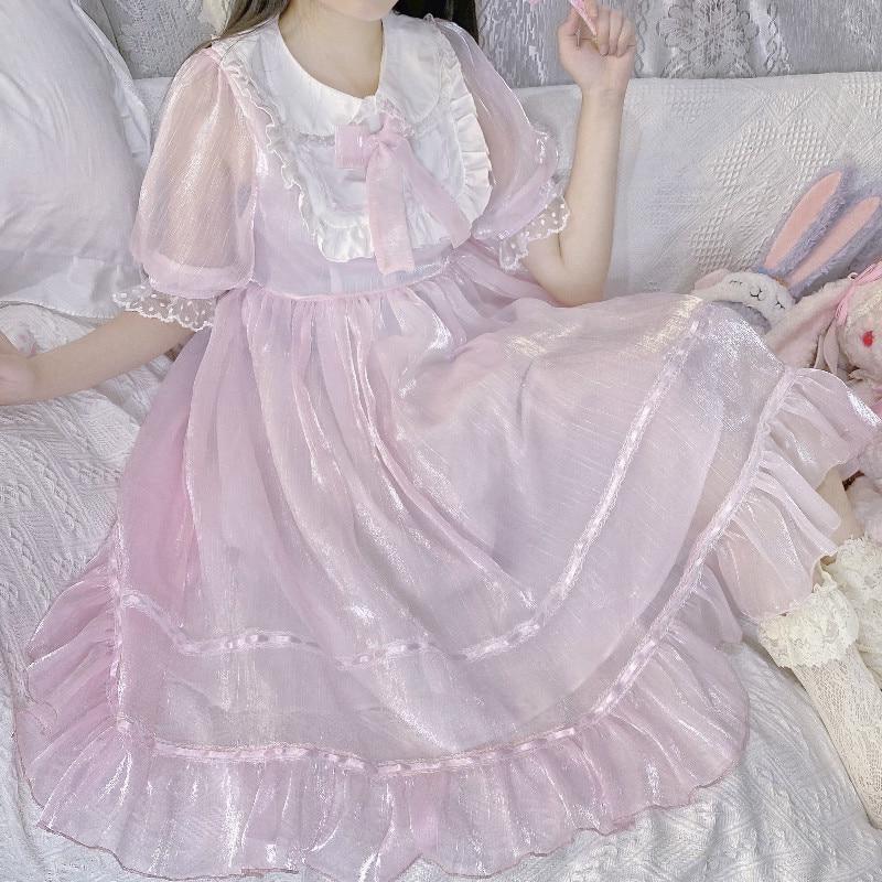 Pastel Gem Princesscore Fairycore Dress - Starlight Fair