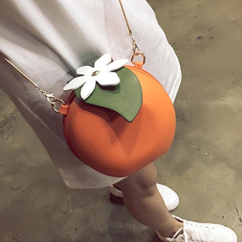 Kawaii Cottagecore Mandarin Orange Blossom Bag - Starlight Fair