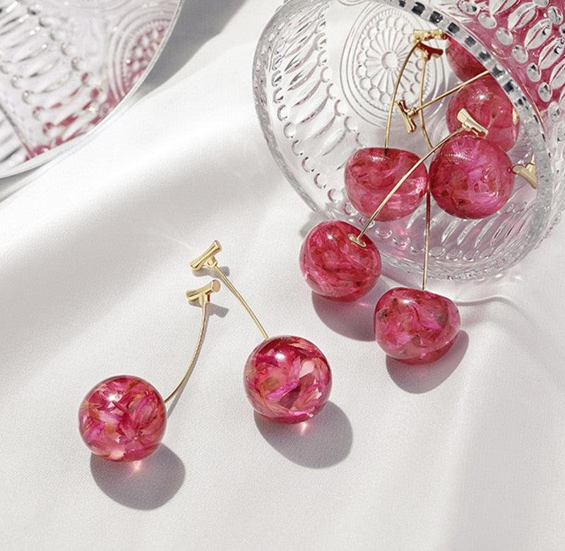 Cherry Cola Cottagecore Kawaii Earrings - Starlight Fair