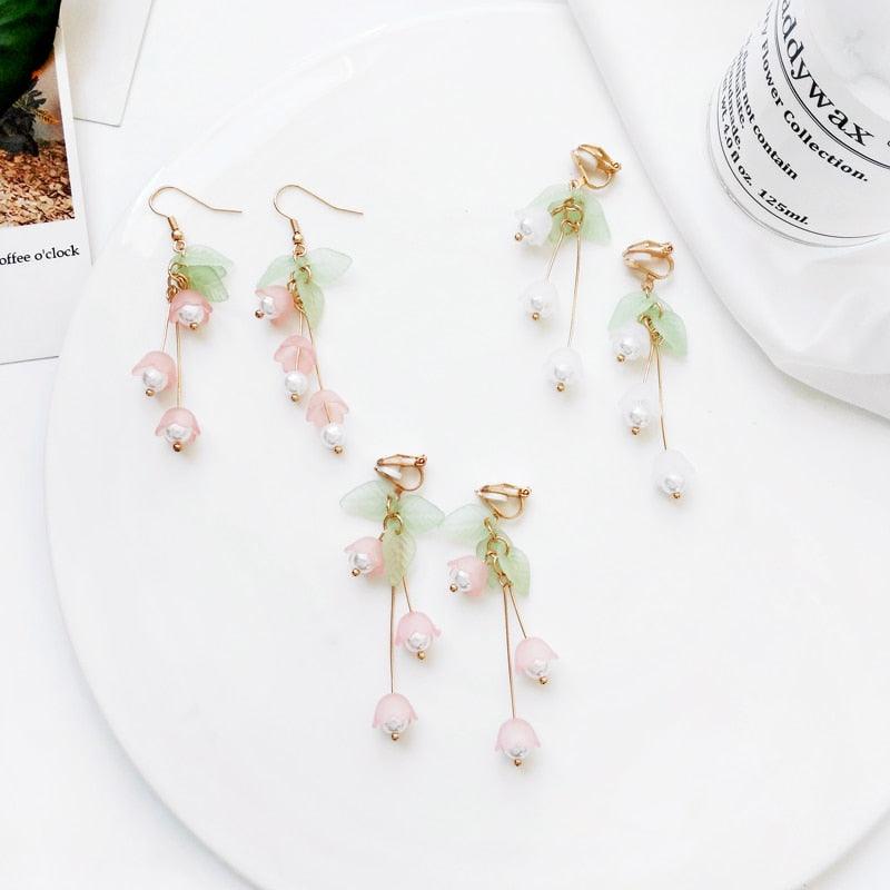 Pure Innocence Fairycore Earrings - Starlight Fair