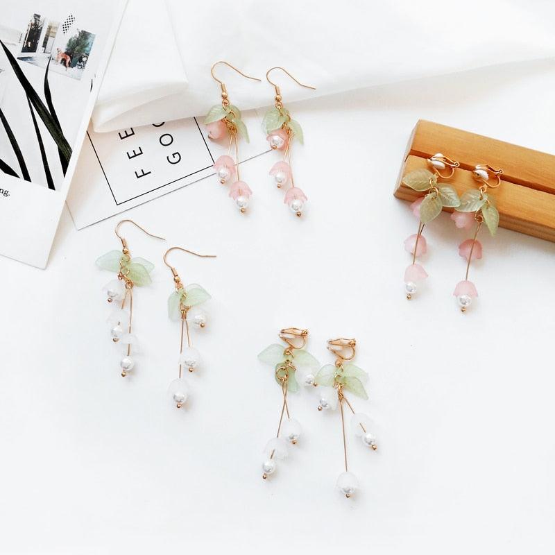 Pure Innocence Fairycore Earrings - Starlight Fair