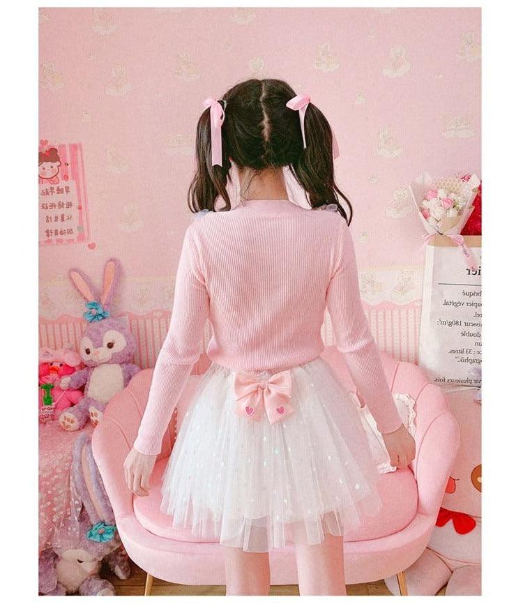 Simple and Sweet Tutu Princesscore Skirt with Removeable Bow Pin - Starlight Fair