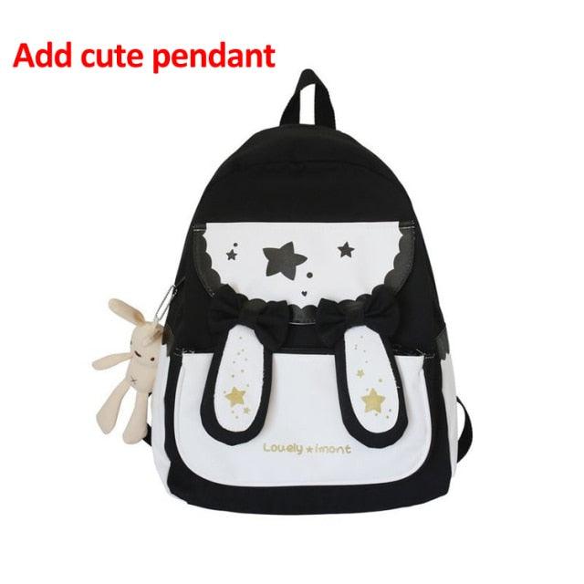 Usagi Bunny Backpack Fairycore Bag with Optional Bunny Stuffy - Starlight Fair