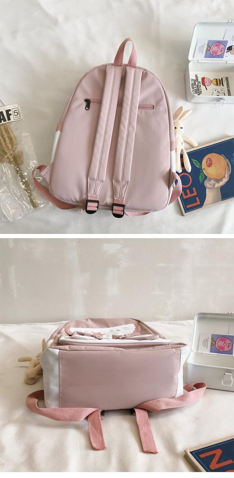 Usagi Bunny Backpack Fairycore Bag with Optional Bunny Stuffy - Starlight Fair