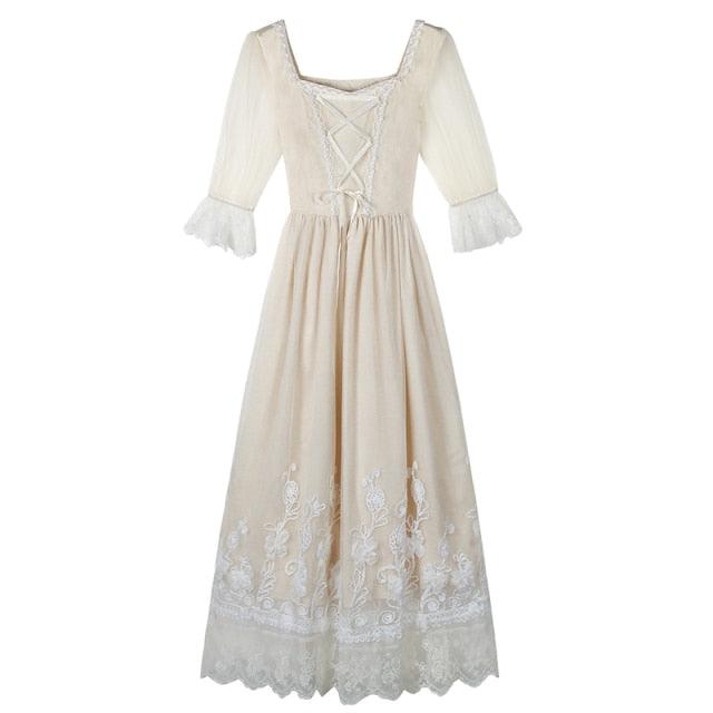 Lacy Mystic Snowflake Fairycore Dress – Starlight Fair