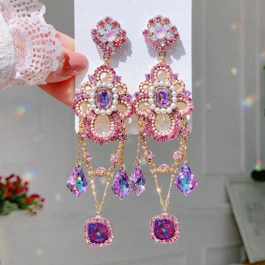 Enchanted by the Fireflies Fairycore Earrings - Starlight Fair