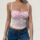 Fringed Lace Cami Top - Starlight Fair