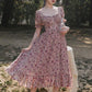 Rose Petals Pressed in a Love Letter Cottagecore Dress - Starlight Fair