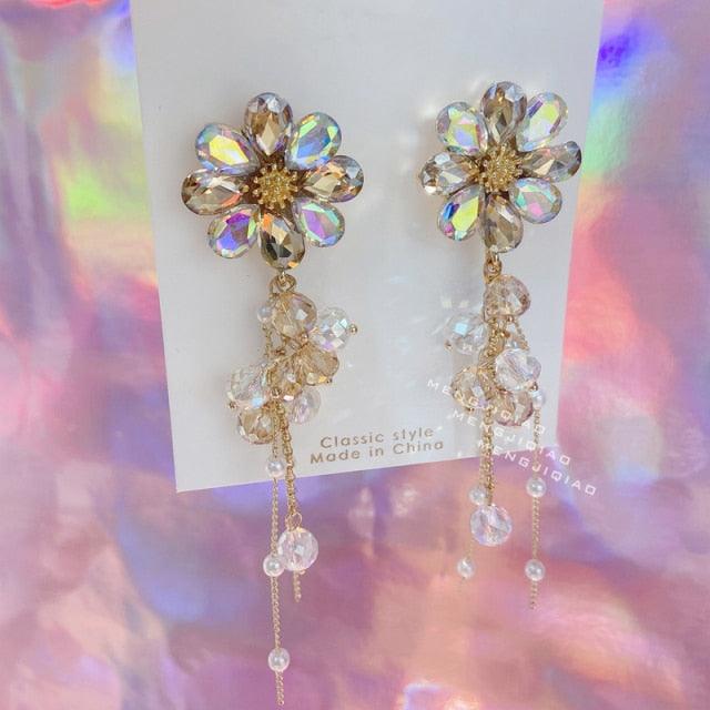 Belinda's Flower Dance Cottagecore Earrings - Starlight Fair