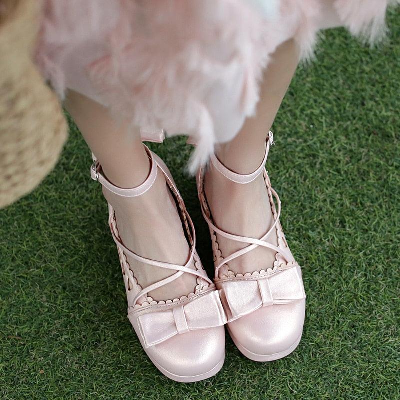 Dewdrops and Hearts Fairycore Shoes - Starlight Fair