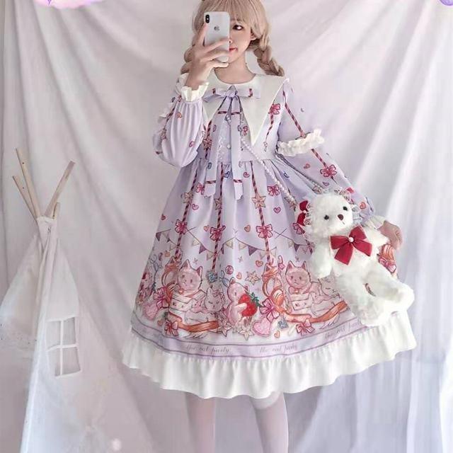 Strawberry Palace Kawaii Princesscore Dress - Starlight Fair