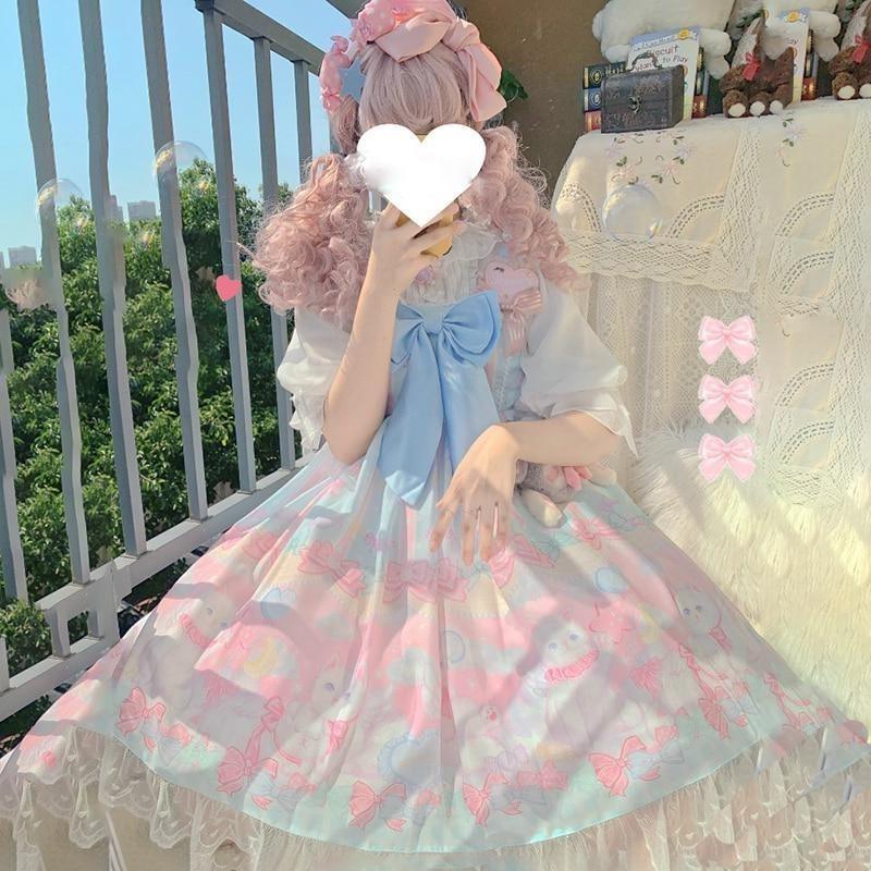 Faithful Kitten Princesscore Dress Set with Optional Top - Starlight Fair