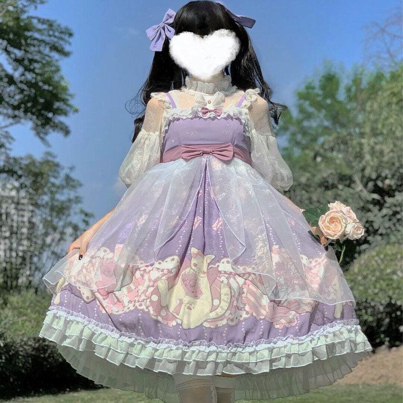 Kitten Dreams Fairycore Dress - Starlight Fair