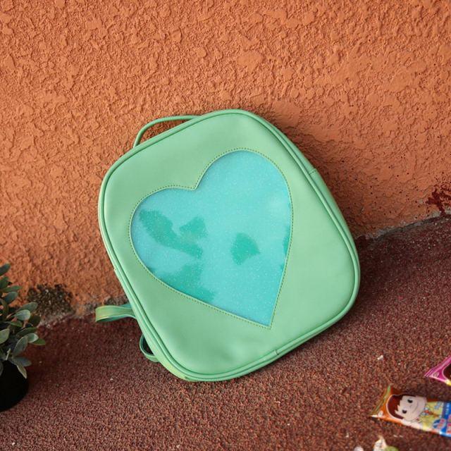 Heart Window Slot Kawaii Backpack - Starlight Fair