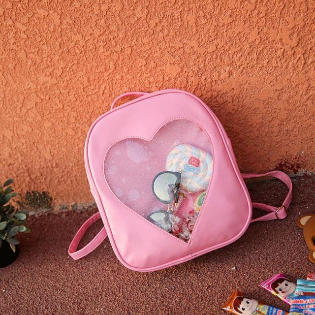 Heart Window Slot Kawaii Backpack - Starlight Fair