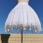 Crystalline Eclair Frosting Fairycore Princesscore Dress with Petticoat Skirt Bottoms Set - Starlight Fair