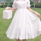 Cottagecore Princesscore Hidden Garden White Dress - Starlight Fair