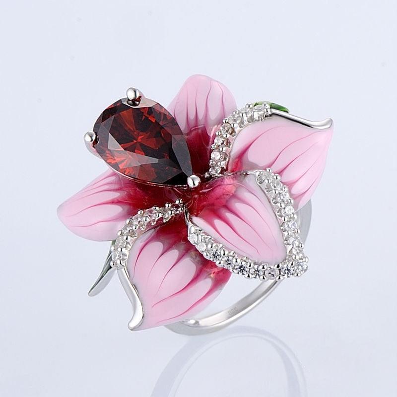 Genuine Silver Eternal Bloom Fairycore Ring Jewelry - Starlight Fair
