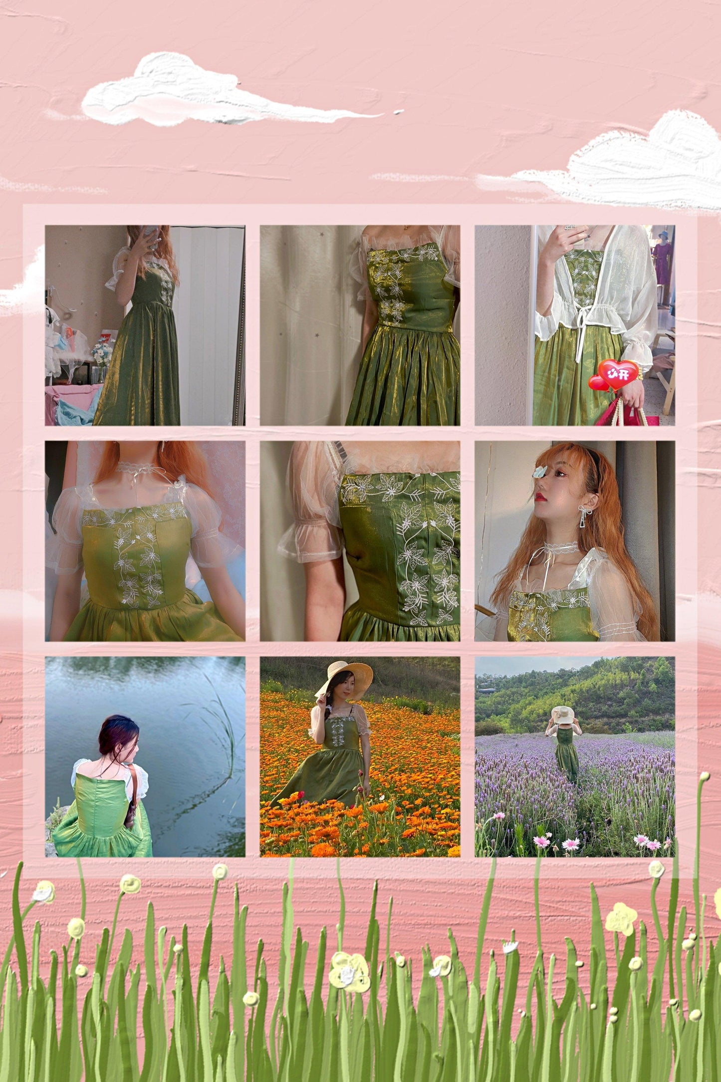 Fairy of Clovers Fairycore Dress - Starlight Fair