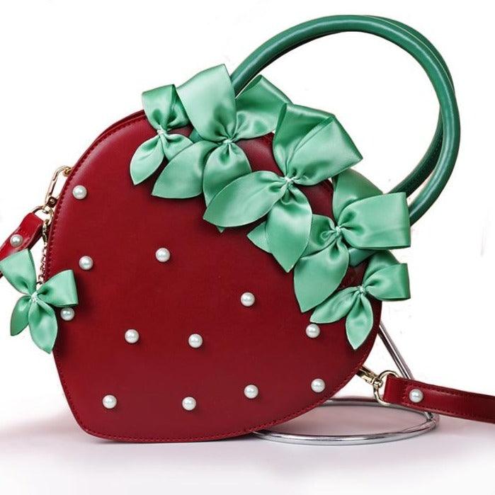 Strawberry Dream Kawaii Cottagecore Hand Bag – Starlight Fair